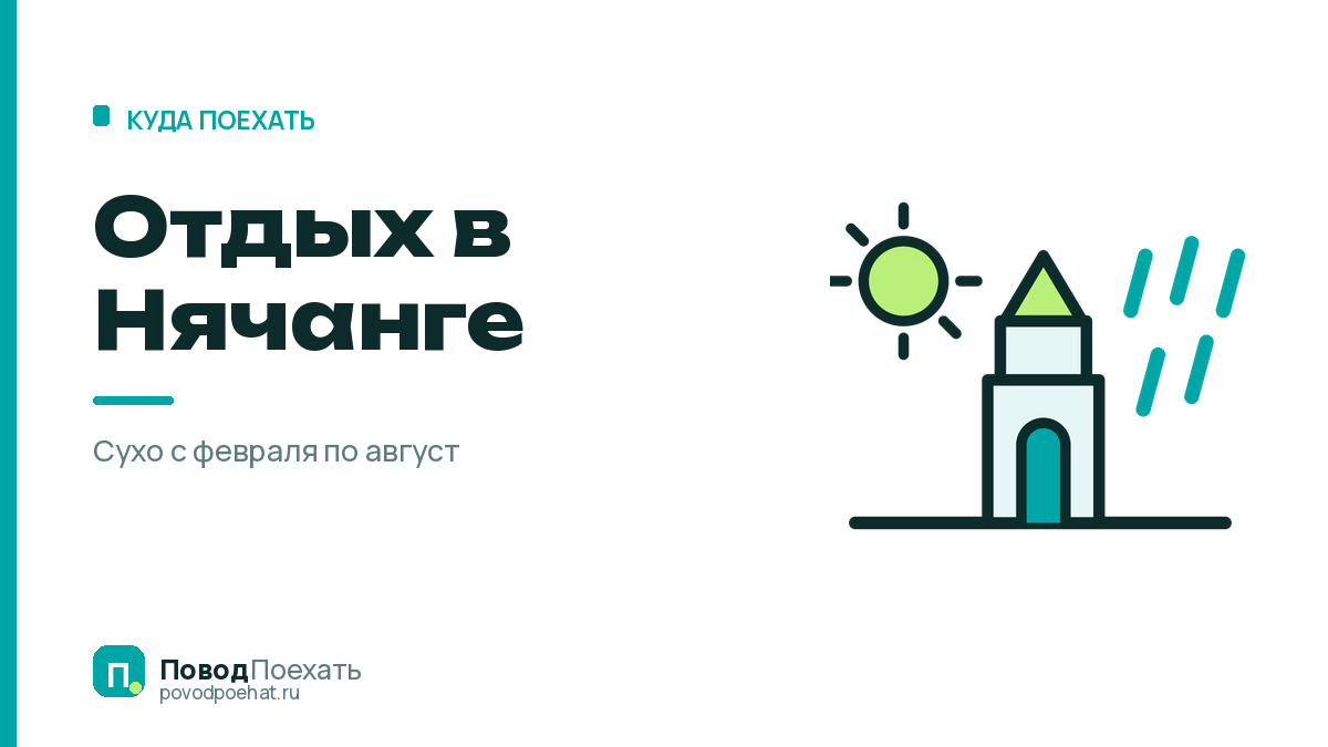 Отдых в Нячанге: сухо с февраля по август, а льёт в октябре