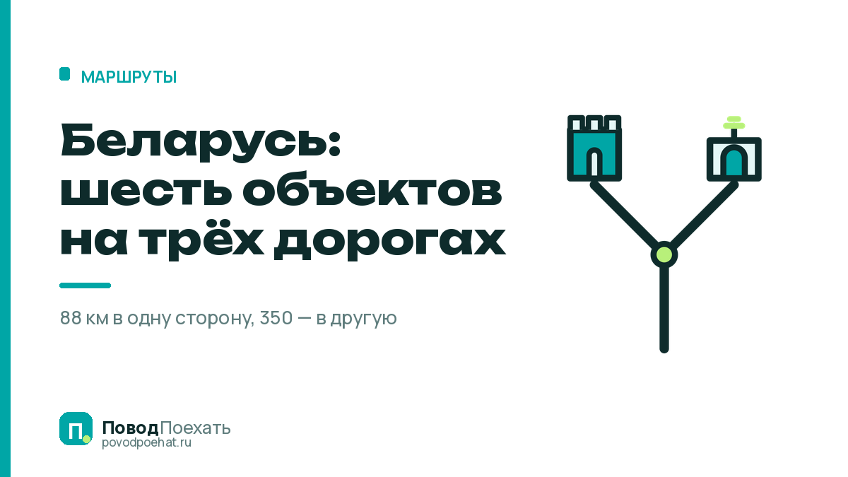 Достопримечательности Беларуси: шесть объектов и три направления