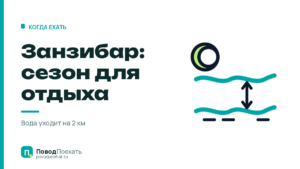 Занзибар: сезон для отдыха решают отливы, а не дожди
